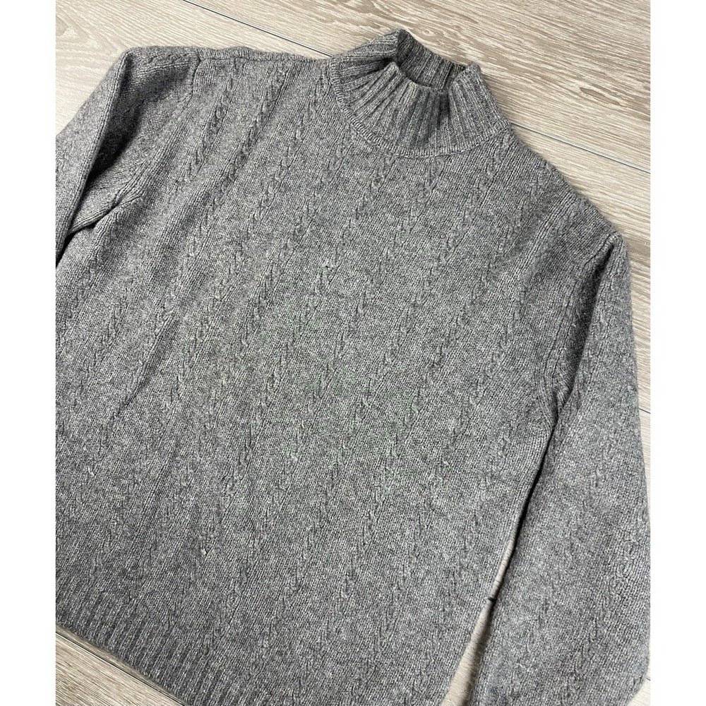 Belvedere Men's‎ Wool Cashmere Pullover Sweater Grey Size Large